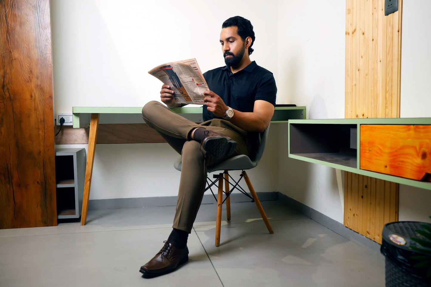 Supima Journalist Mercerized - Black