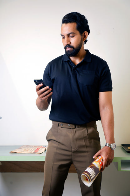Supima Journalist Mercerized - Black