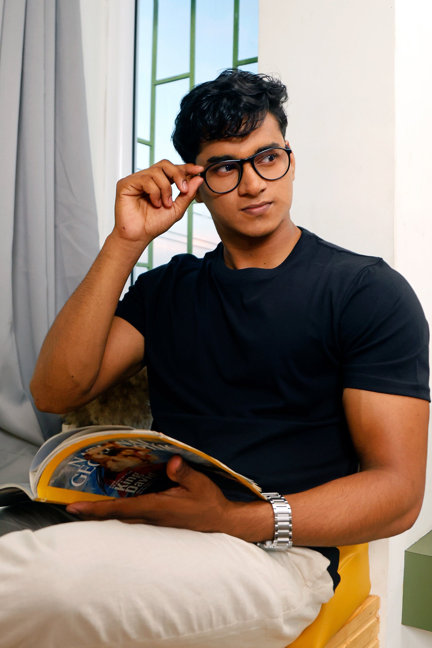 Founder's Tee - Supima Black