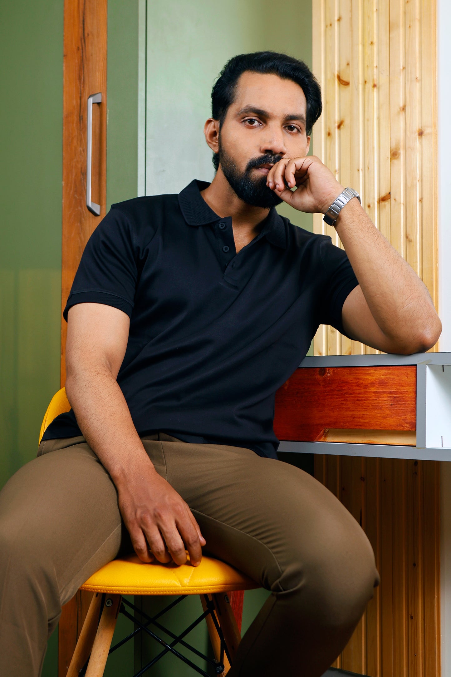 Supima Polo Mercerized - Black