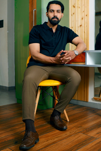 Supima Polo Mercerized - Black